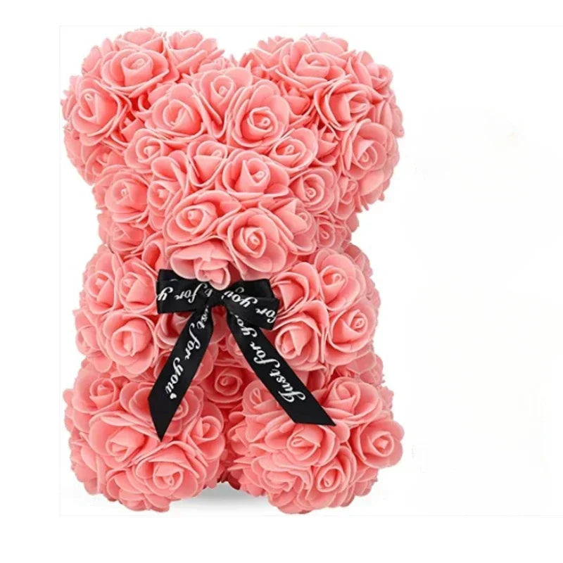 Rose Bear With Box